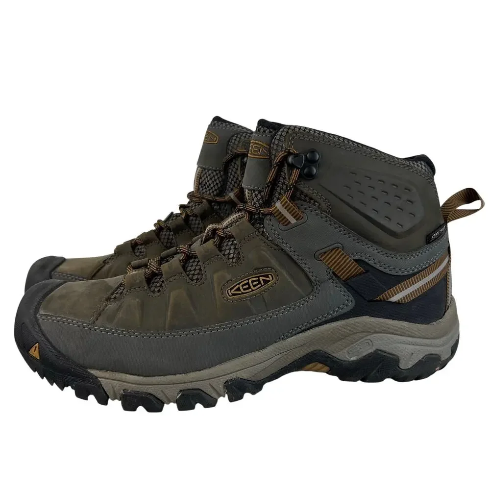 KEEN Men's Targhee III Mid Waterproof 1017787 All Terrain Hiking Work Boots 8.5